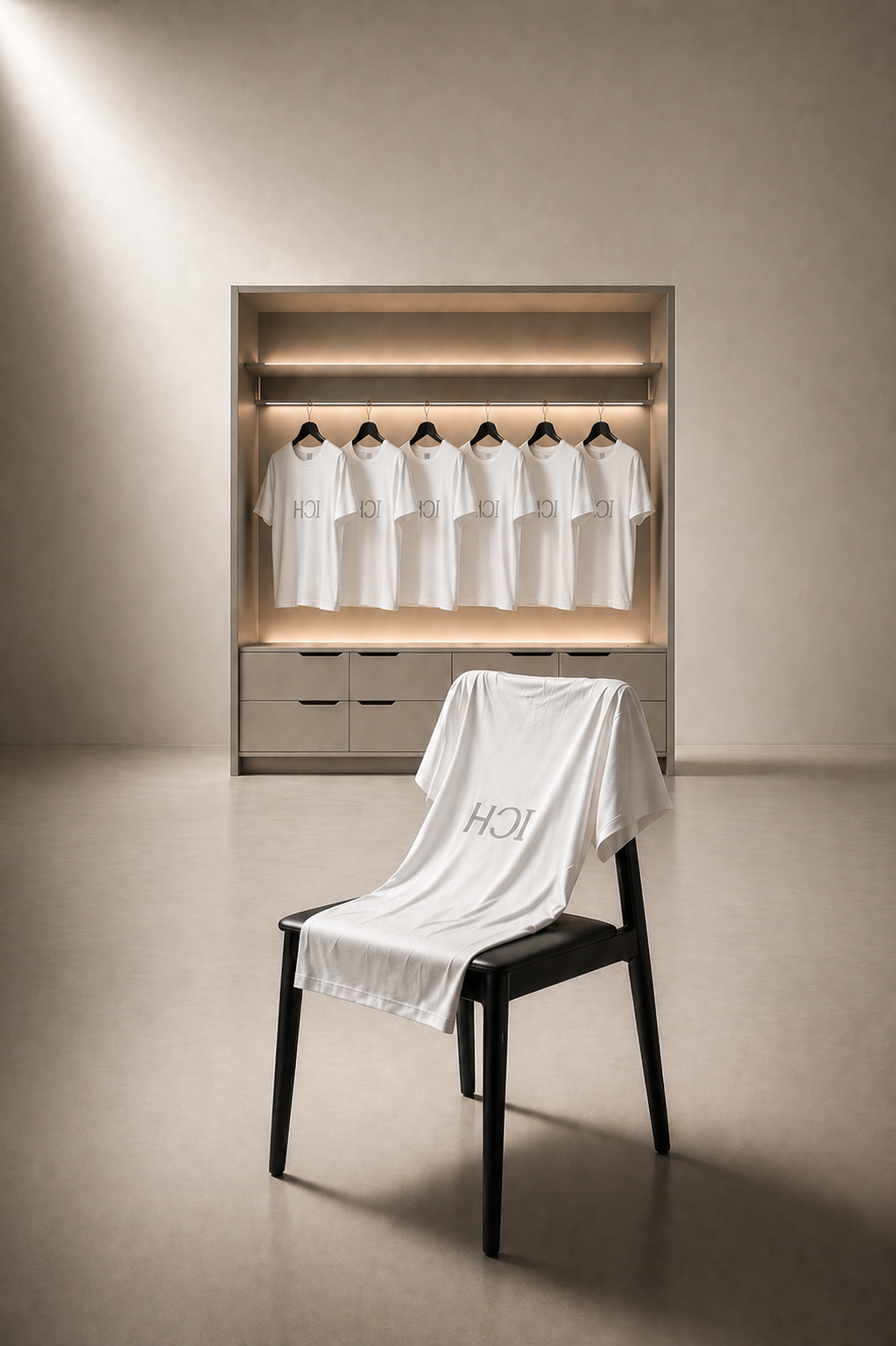 Modell 3 6 4 - 7 Tage. 7 Shirts. Weiß.