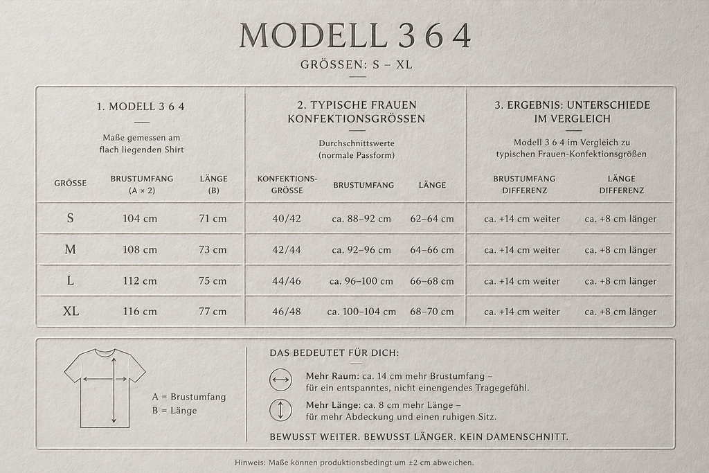 Modell 3 6 4 - 7 Tage. 7 Shirts. Weiß.